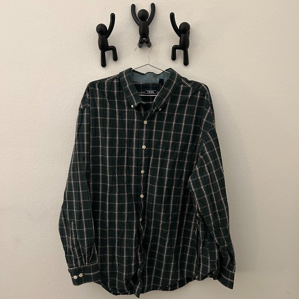 Vintage Izod Men's Flannel Shirt
